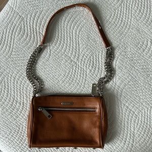 Rebecca Minkoff Mini M.A.C. in camel with zippers